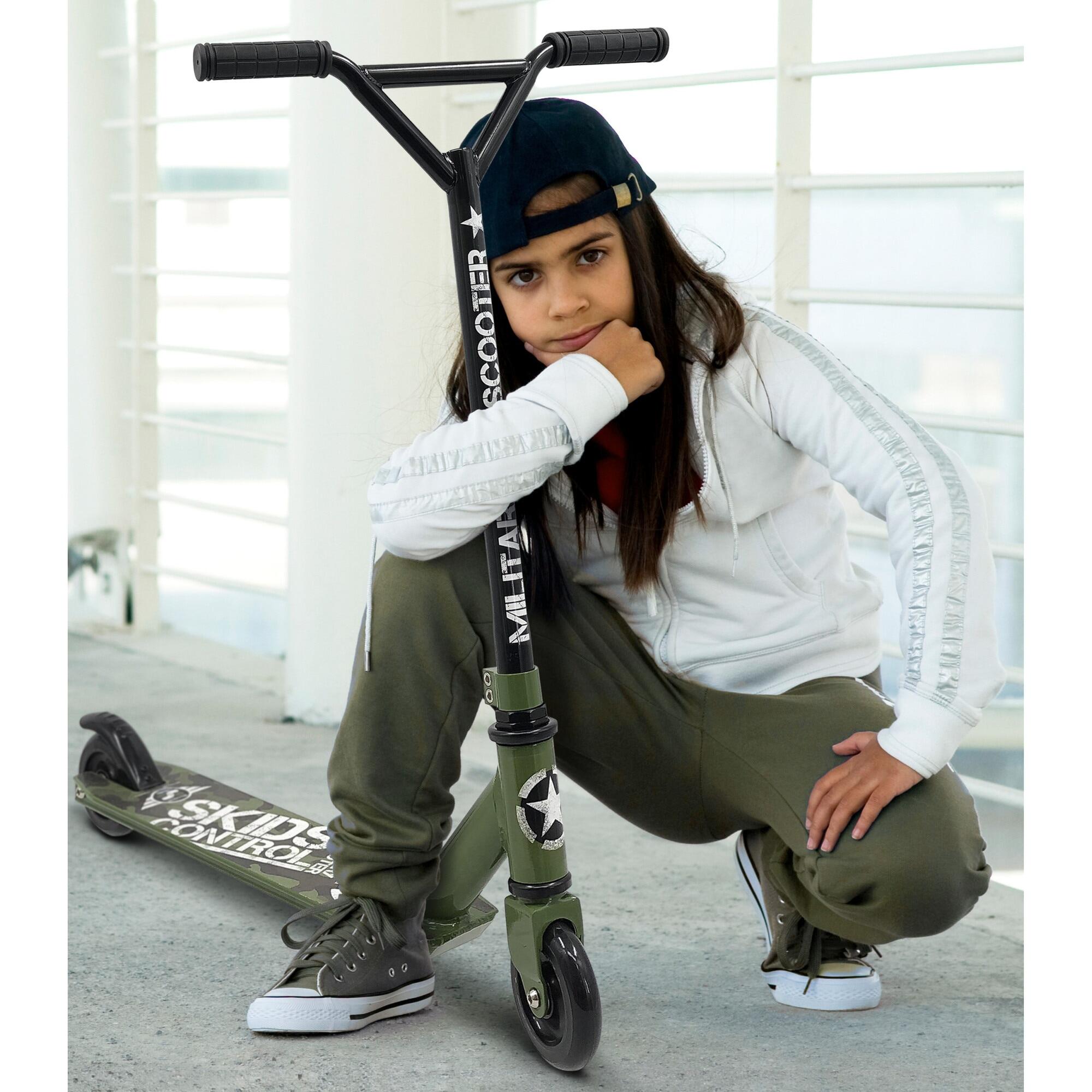 Skids Control Military Trottinette Stunt Junior - Kaki 3/5