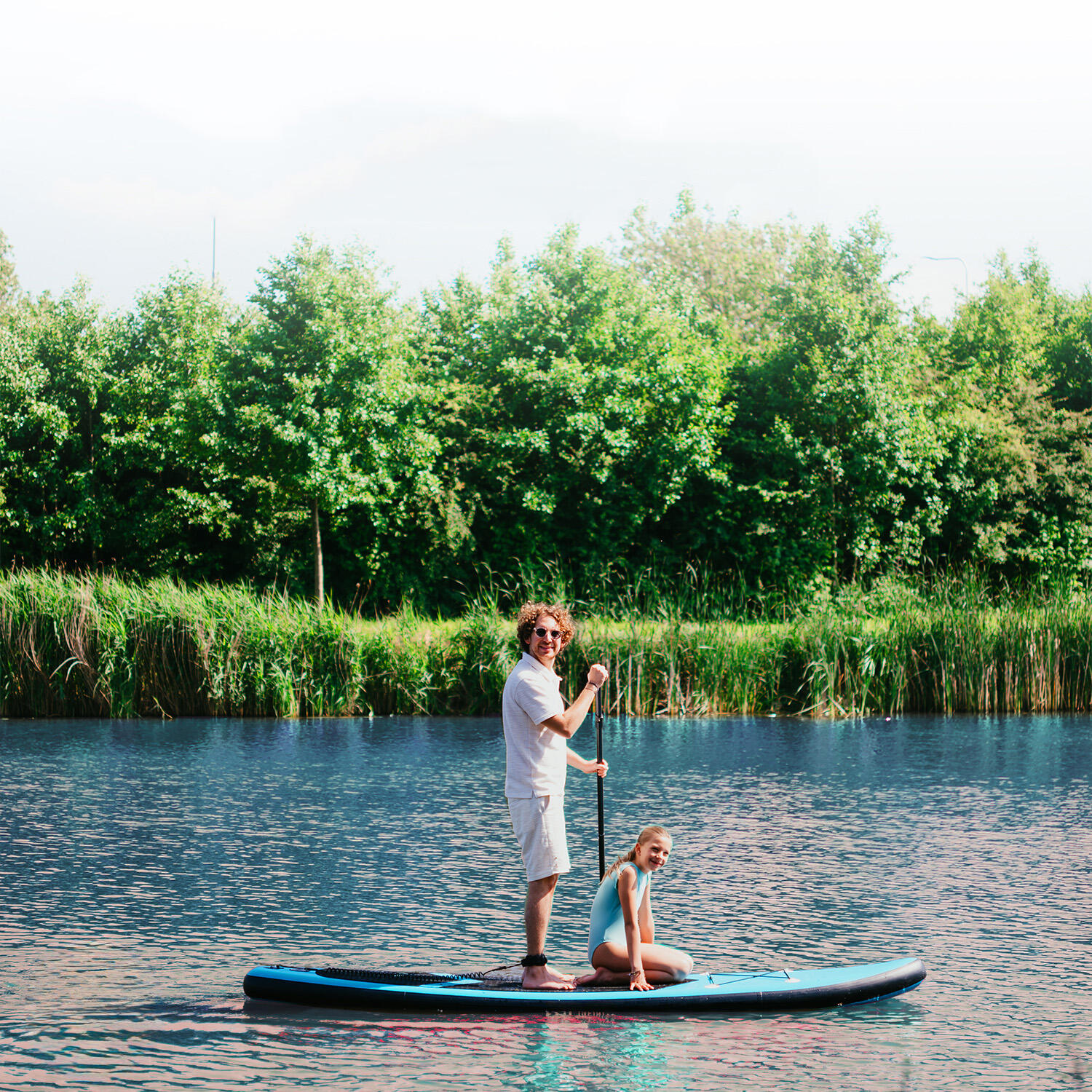 Infinity SUP Board 305 cm - Opblaasbaar Paddleboard Complete Set Blauw 7/7