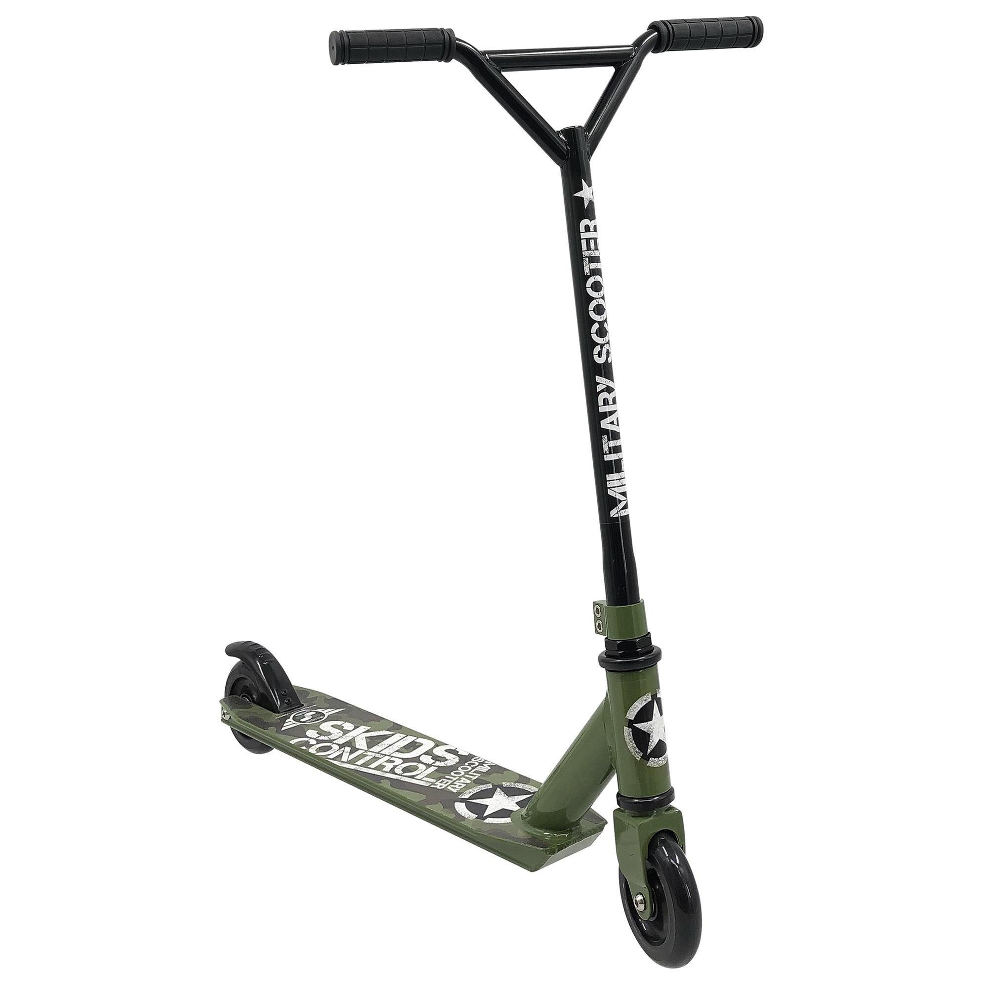 Skids Control Military Trottinette Stunt Junior - Kaki 2/5