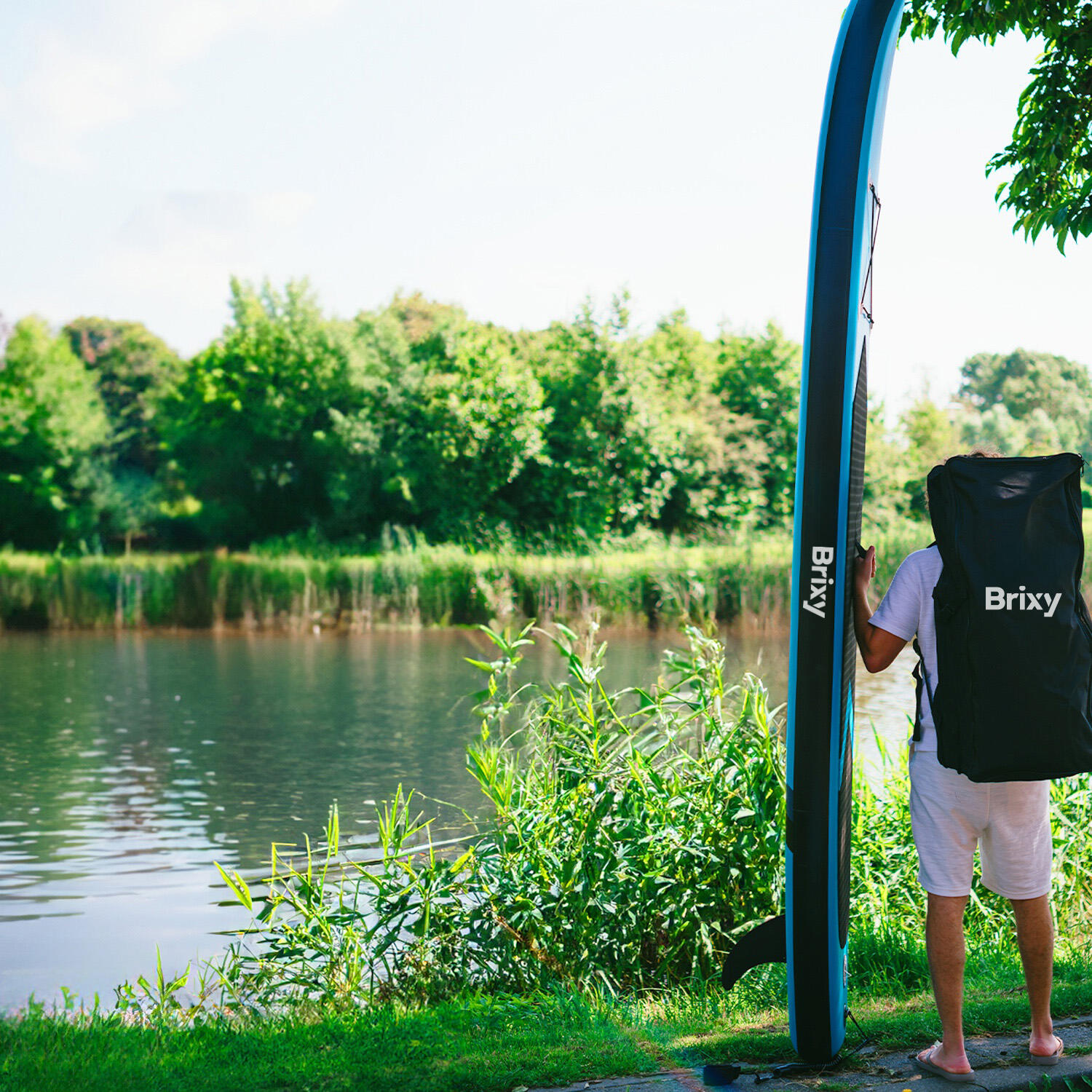 Infinity SUP Board 305 cm - Opblaasbaar Paddleboard Complete Set Blauw 5/7