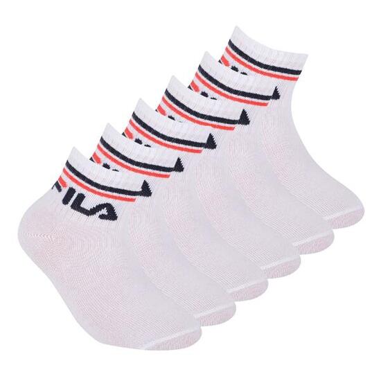 Calzini Unisex Confezione da 6 Stretch-QUARTER JUNIOR SOCKS