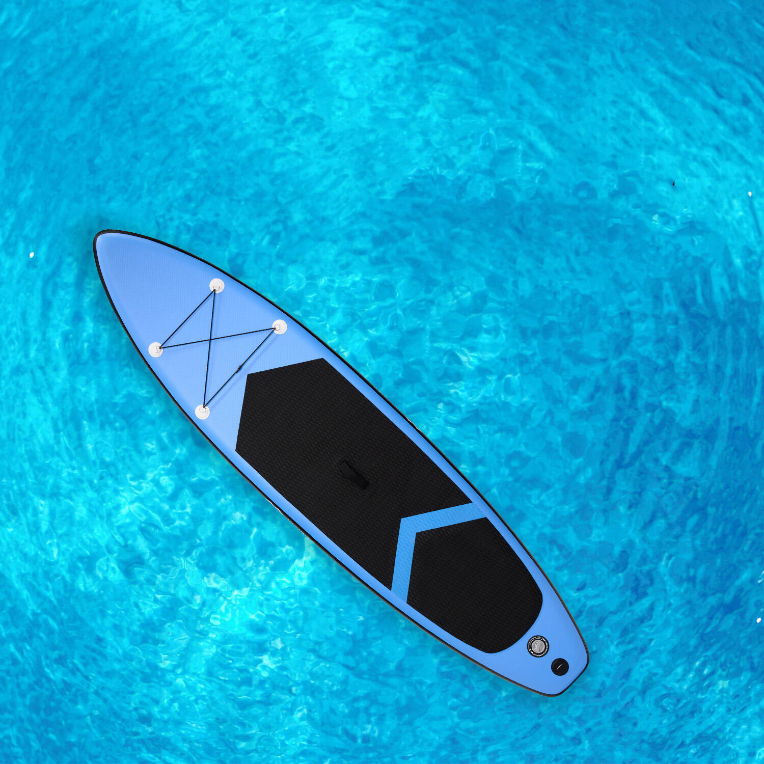 Infinity SUP Board 305 cm - Opblaasbaar Paddleboard Complete Set Blauw 6/7
