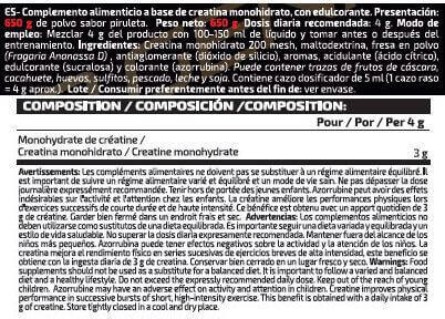 Gemicroniseerde Creatine 200 Mesh Limited Edition - 650g Lollipop IO.Genix 2/3