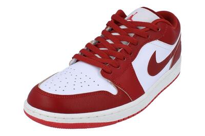 Scarpe - unisex - basse - jordan 1 low - bianco/dune red