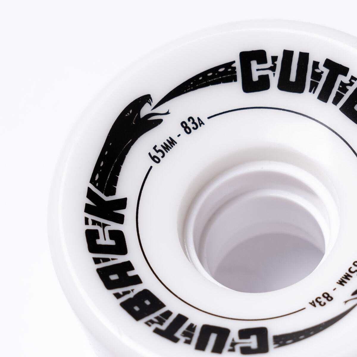 Koła do Longboardu Deskorolki Cutback Surfskates Infinity White 65mm 3/3