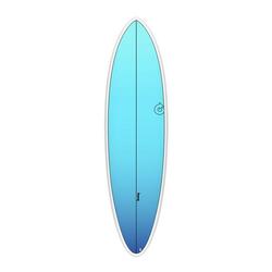 Fun Tet Retro Fade Blanc Rail - Planche De Surf Funboard 6'8