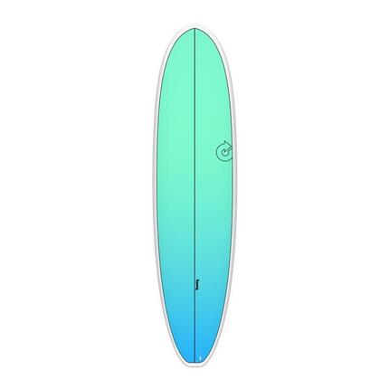 Fun V+ Tet Retro Fade Blanc Rail 7'4" - Planche De Surf Funboard 7'4