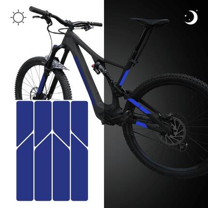 reflektierende Aufkleber Sticker Fahrrad Helm Reflektor Folie MTB für Sicherheit