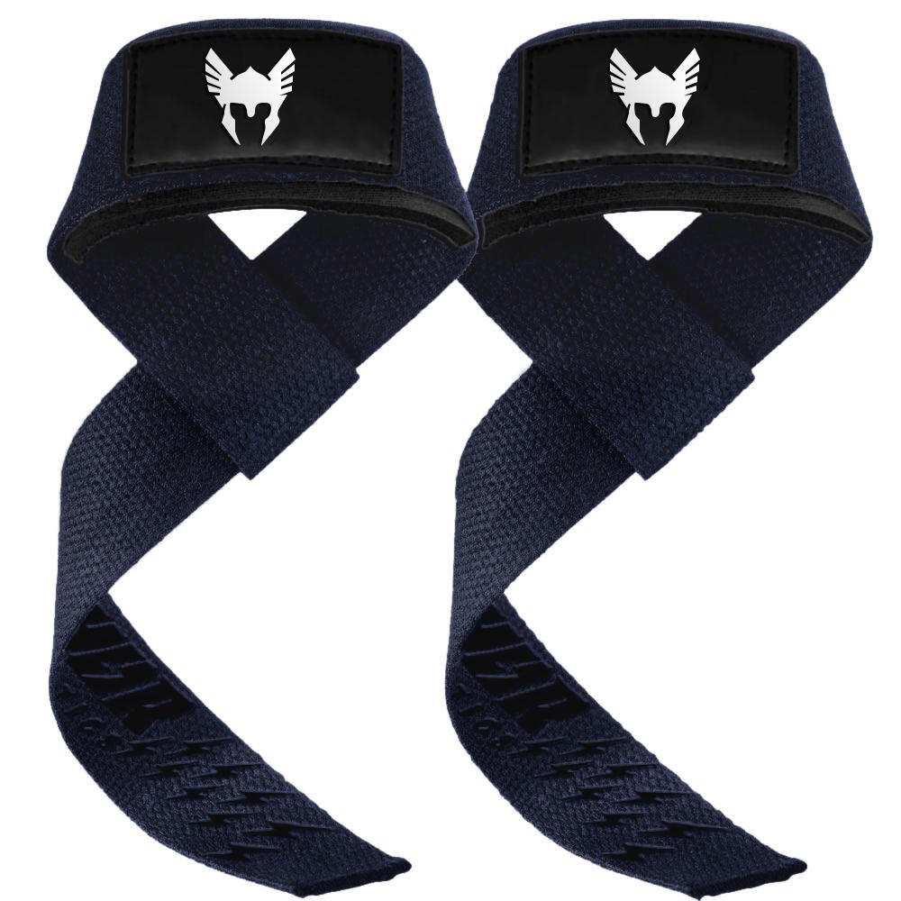 THOR ATHLETICS  Zughilfen Fitness - Zusätzlicher Griff - Powerlifting-  Kreuzheben - Viking Blau
