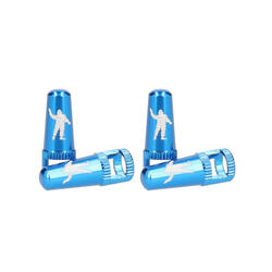 Lot de deux Bouchons de valves PRESTA avec Démonte-obus