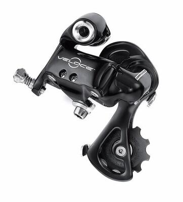 Veloce black 10s achterderailleur - korte kooi