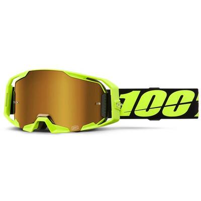 Occhiali MX Goggle ARmatic - Lenti a specchio giallo neon