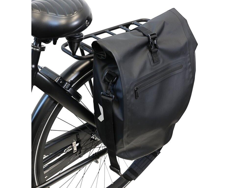 Dresco Enkele Fietstas Traveller Luxe - 28 Liter - Zwart 3/5