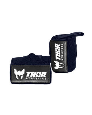Wrist wraps - polsbrace - krachttraining - 60 cm - blauw - flexibel