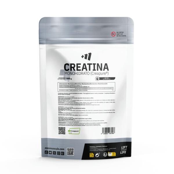 Monohydrat kreatyny (Creapure®) - 500 g MASMUSCULO
