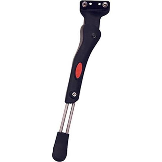 Cavalletto laterale posteriore per bicicletta regolabile con 2 viti su base larg