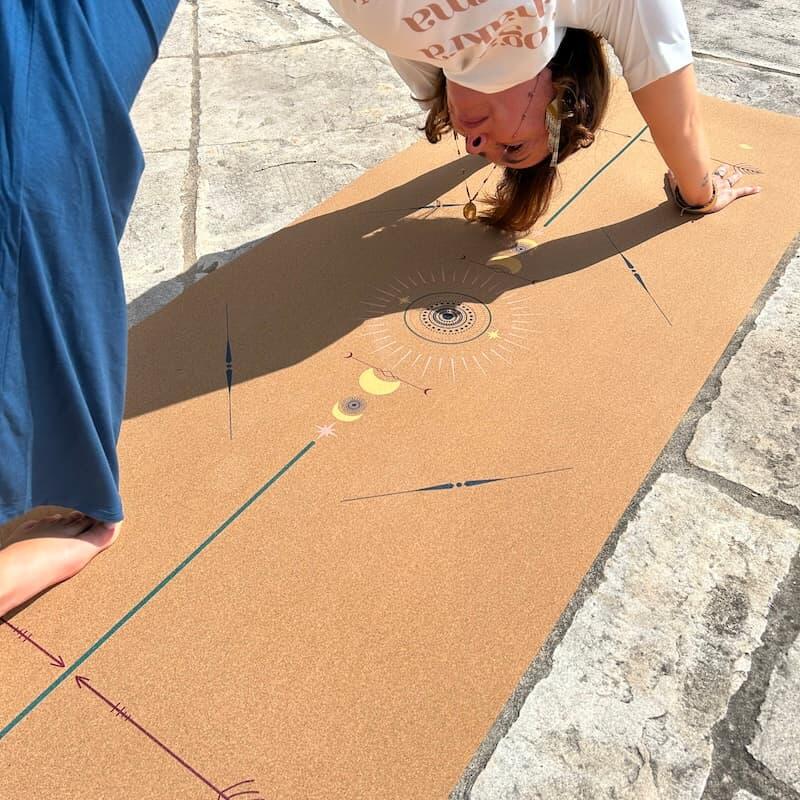 Tapis de yoga en liège Samadhi Color 2/5