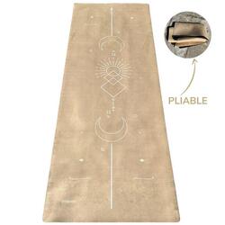 Tapis de yoga Voyage Lune Vanille