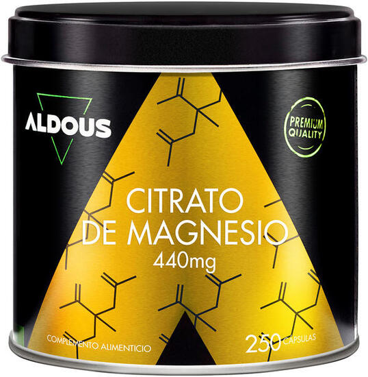 Citrate de magnésium - 250 gélules - Aldous