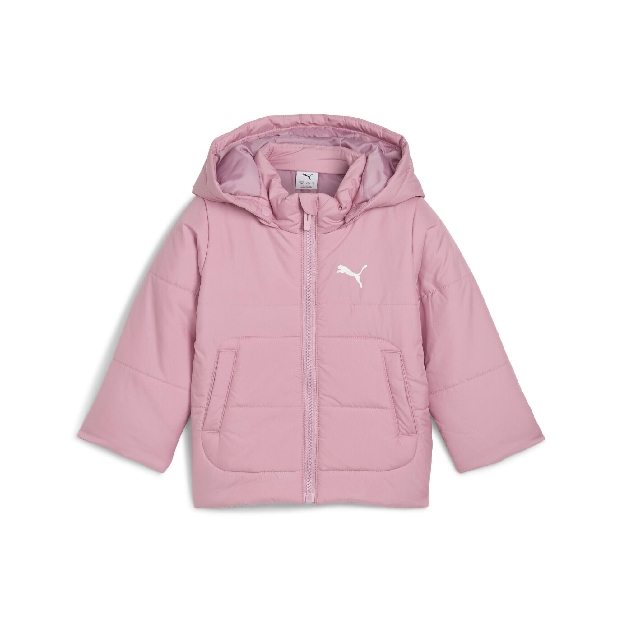 PUMA Minicats Wattierte Kapuzenjacke Kinder PUMA Poised Pink