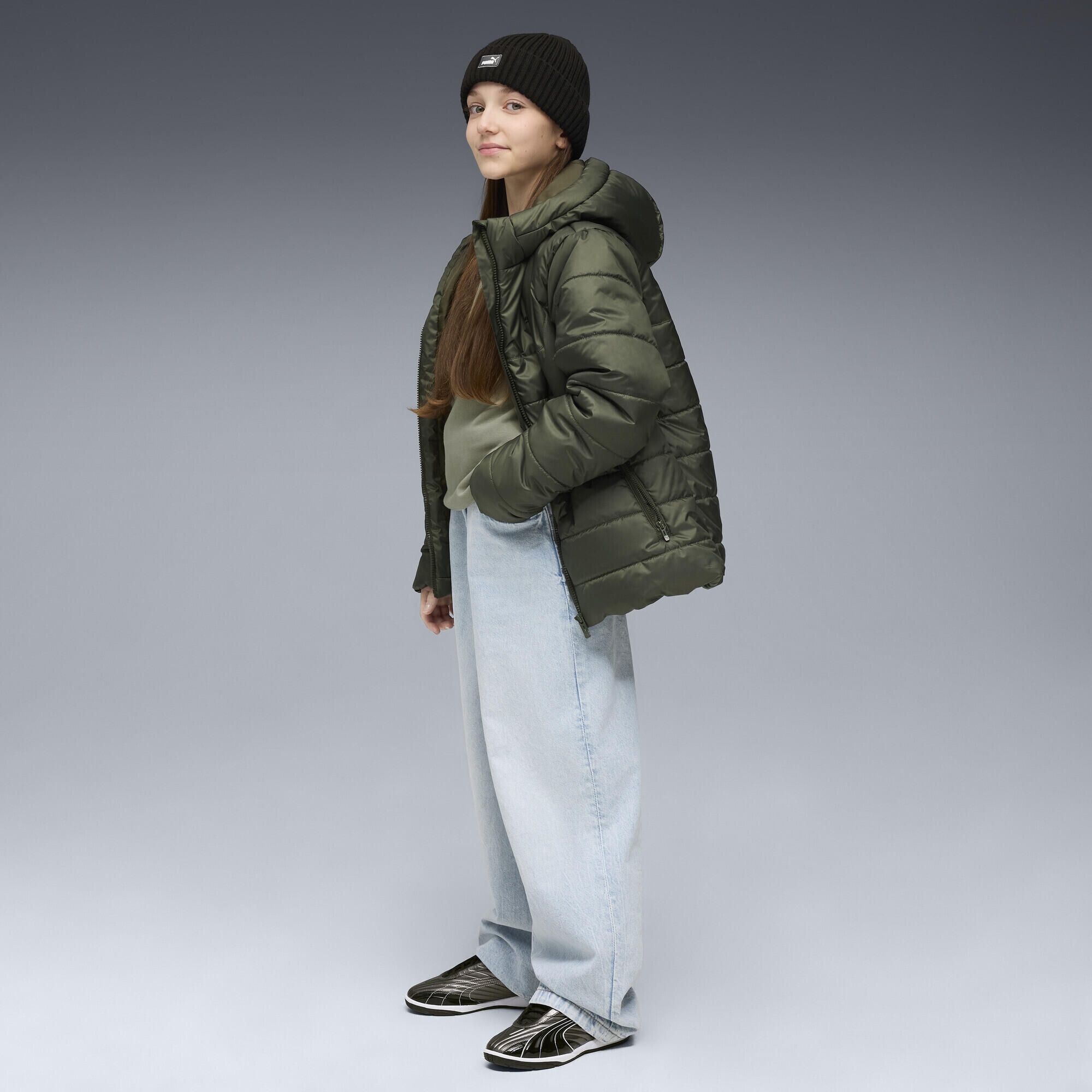 Giacca imbottita con cappuccio Essentials per ragazzi PUMA 4/6