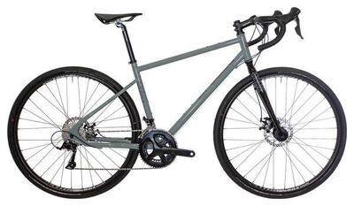 Gravel Bike Fluid Shimano Sora 9v Grigio / Nero