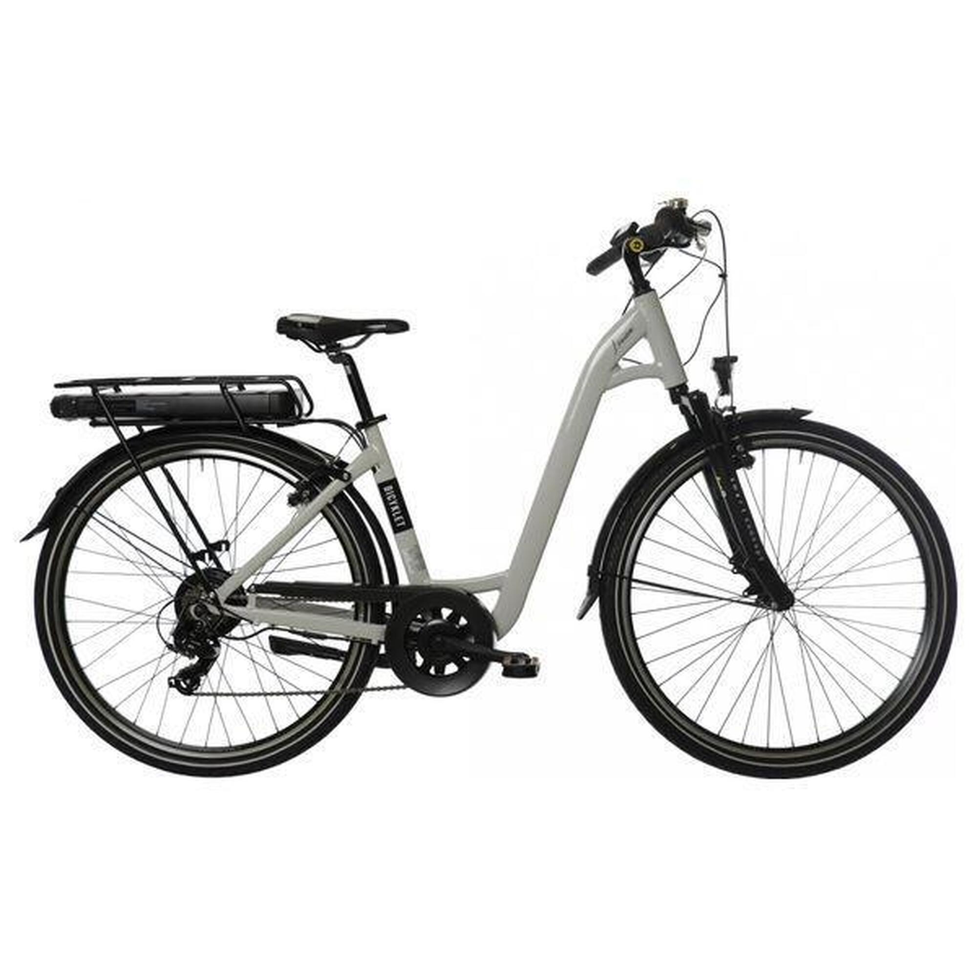 Bicyklet - Vélo De Ville Électrique Bicyklet Louison Shimano Tourney 6v 400 Wh 700 Mm Gris - Vélo Ville - Gris - Taille Unique - Decathlon