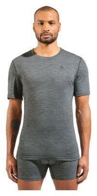 Maglietta tecnica Odlo Merino 160 Grigio naturale