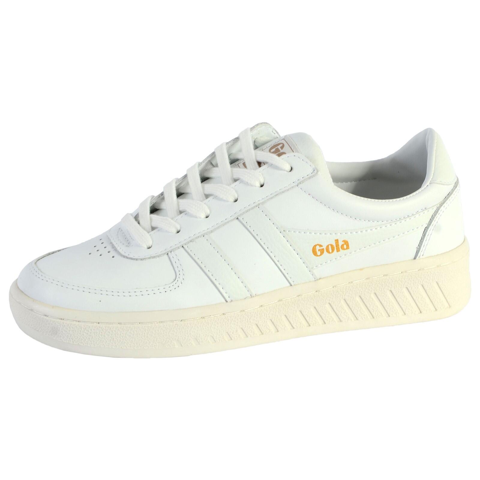 GOLA Baskets Femme Baskets Gola GOLA GRANDSLAM LEATHER Blanc Blanc Gola