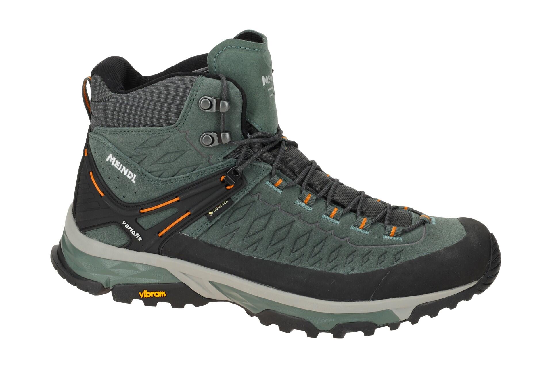 Meindl Top Trail Mid GTX Trekking Stiefel grün orange 4717 7/7