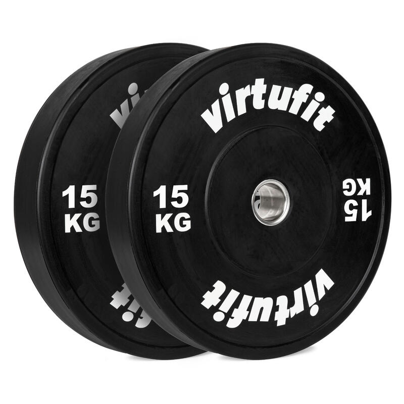 Yes4All Disques de poids en fonte de 2,5 cm pour haltères - Disques de poids standard (4,5 kg, paire