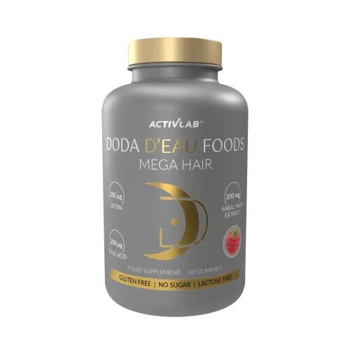 Żelki wzmacniające włosy Mega Hair DODA D'EAU FOODS Activlab