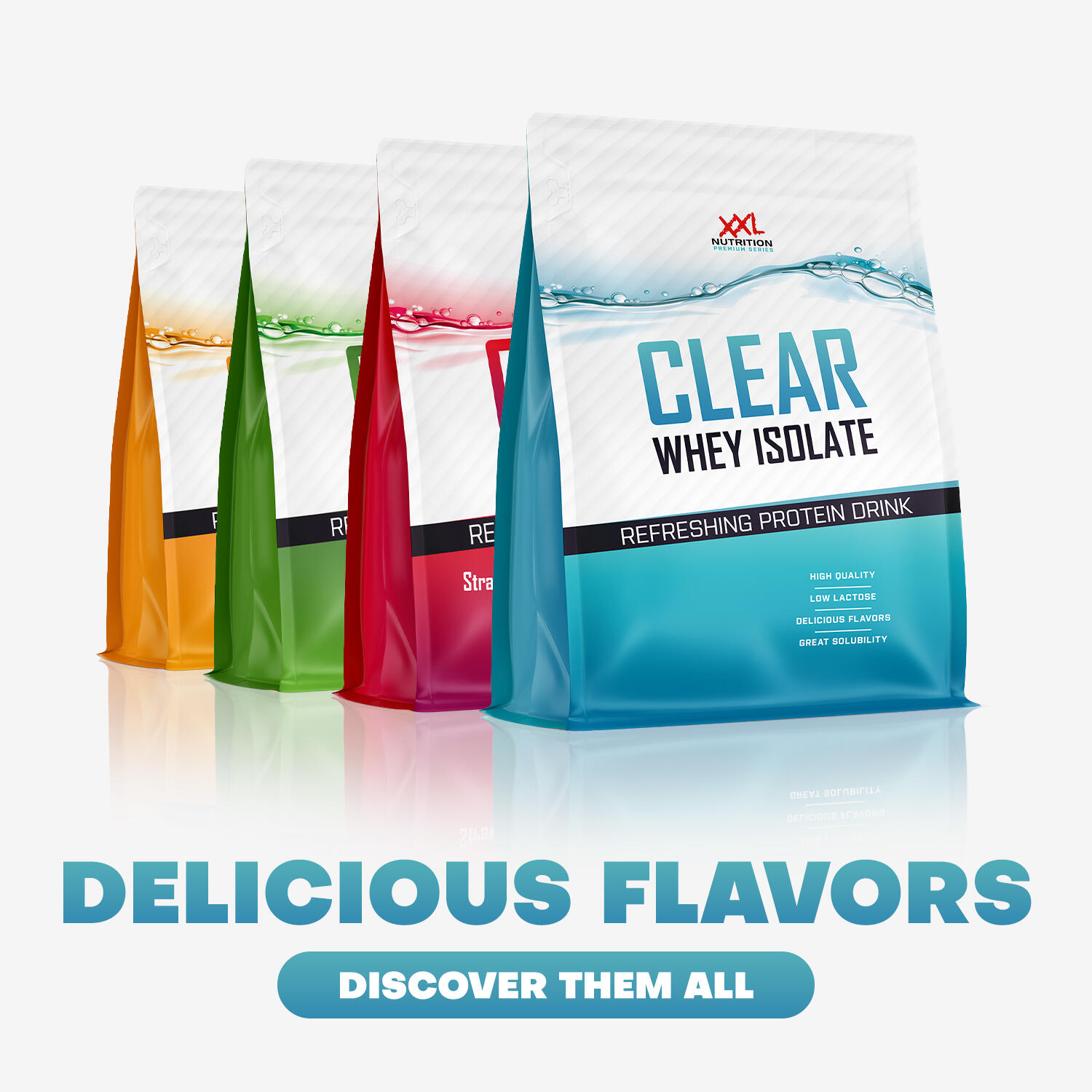 Clear Whey Isolate - 84% Eiwit, Proteïne Limonade - Sinaasappel - 1000 gram 6/7