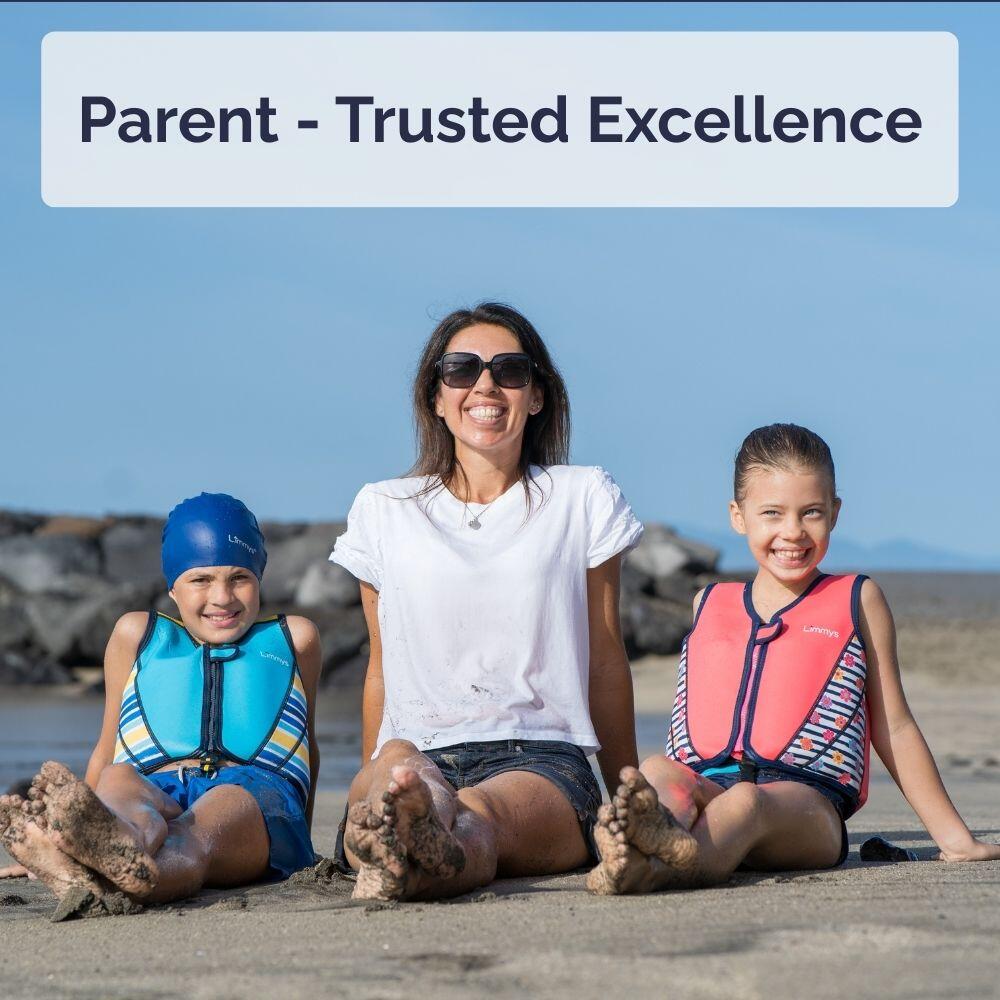Limmys Premium neopreen zwemvest  kinderen - trekkoord tas inbegrepen 3/8