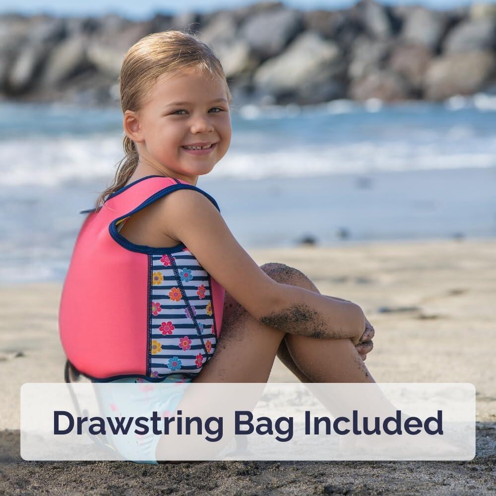Limmys Premium neopreen zwemvest  kinderen - trekkoord tas inbegrepen 7/8