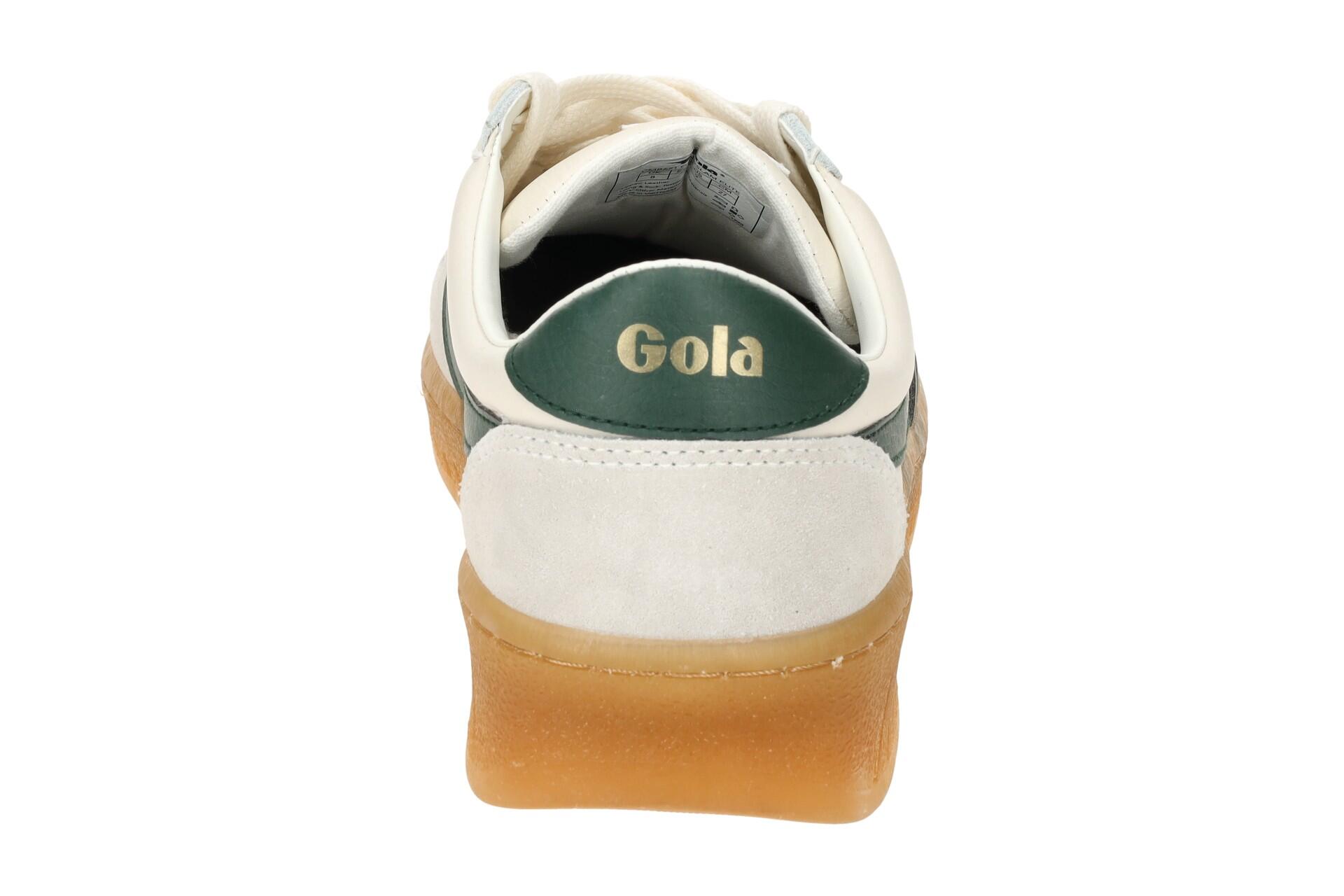 Gola Grandslam Elite Schuhe Sneakers weiß grün CMB621 5/7
