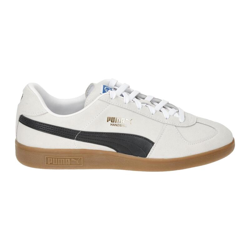 Unisex fitness tenisky gumová podešev handball PUMA White Black Gum Beige