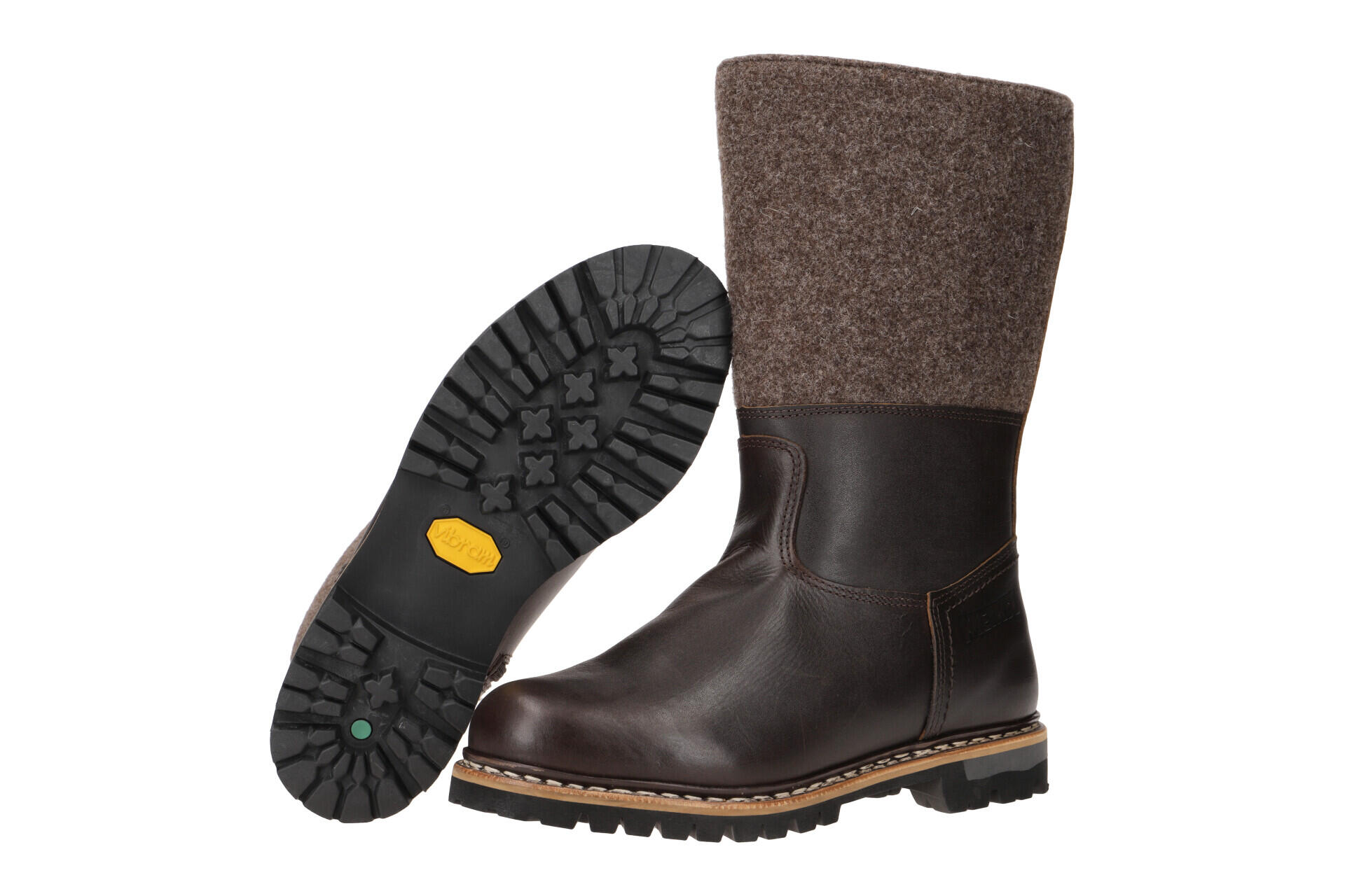 Meindl Filzmoos Winter Stiefel braun Lammfell 7704 3/7