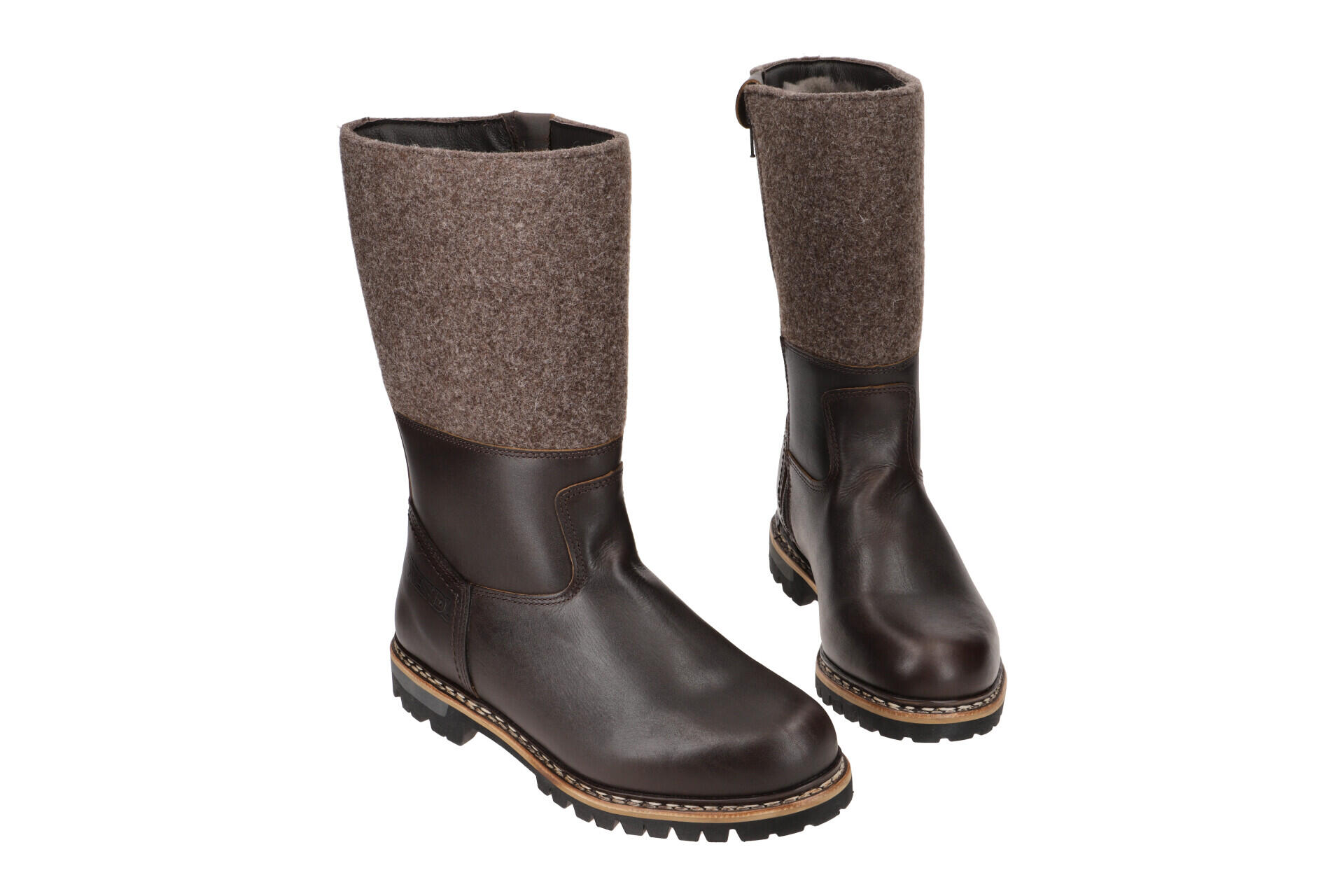 Meindl Filzmoos Winter Stiefel braun Lammfell 7704 2/7