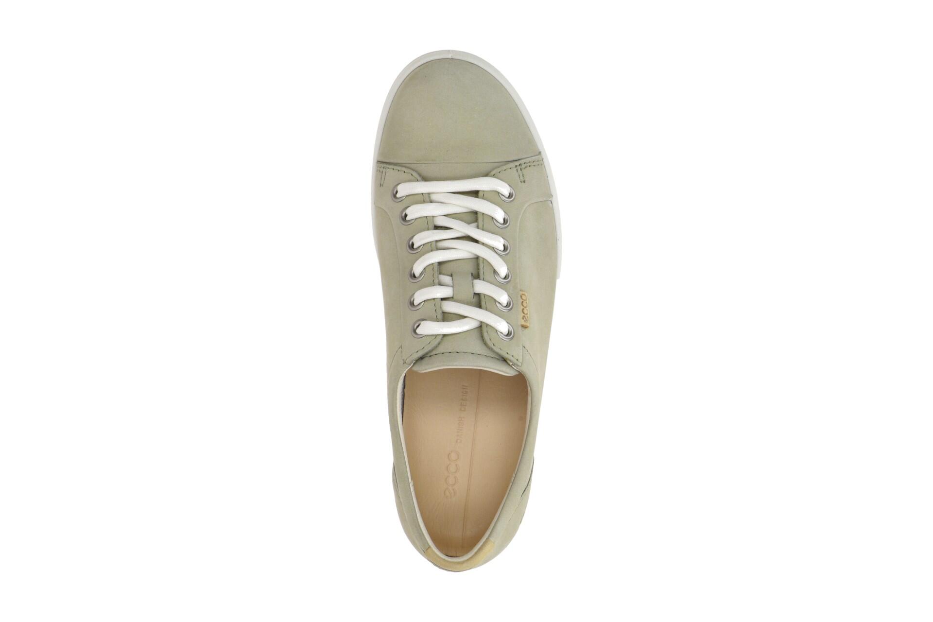 Ecco Soft 7 Schuhe grau-grün sage Damen Sneakers 6/7