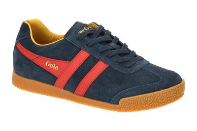 Gola Harrier Schuhe Sneakers dunkelblau rot Damen CLA192