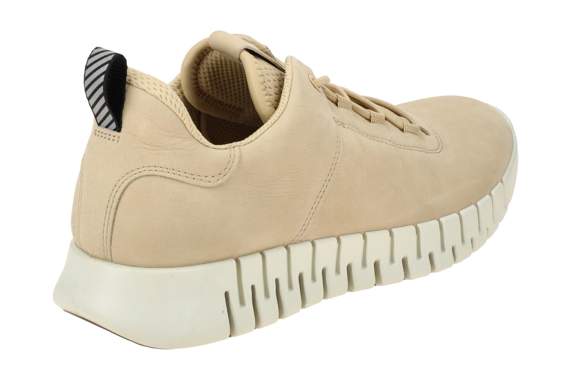Ecco Gruuv Schuhe beige sand Nubuck Sneakers 525204 6/7