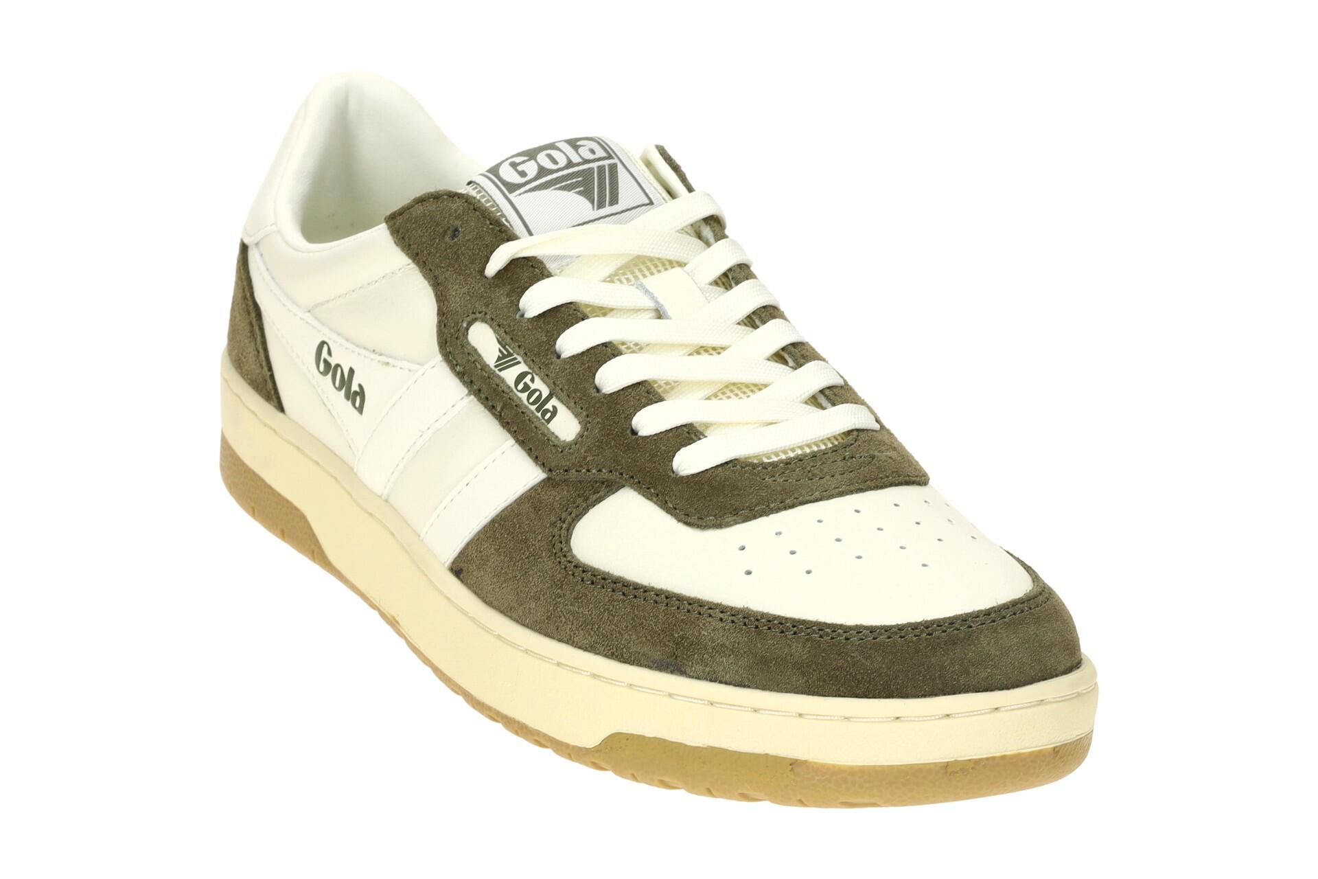 Gola Hawk 89 Schuhe Sneakers weiß grün CMB760 3/7
