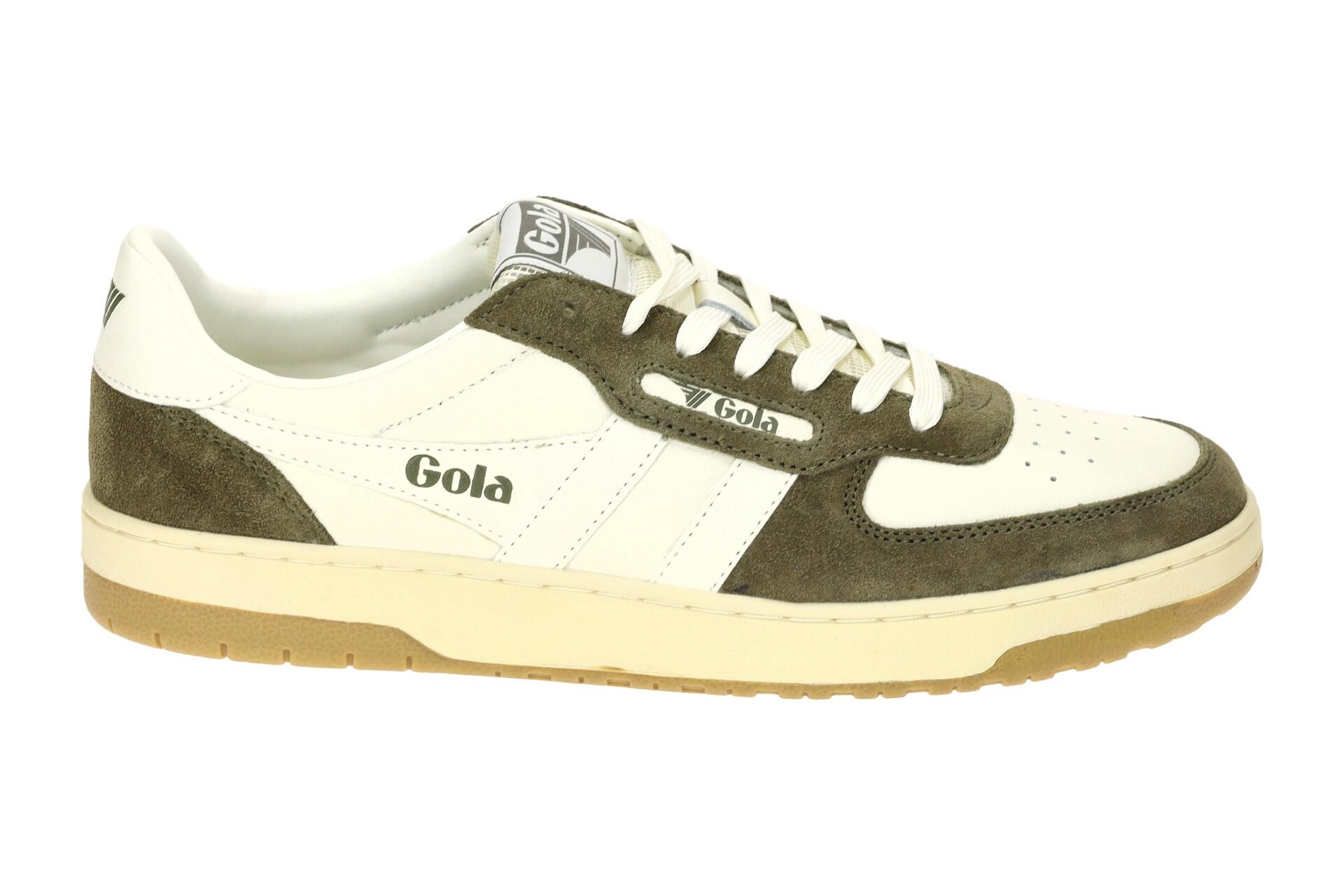 Gola Hawk 89 Schuhe Sneakers weiß grün CMB760 2/7