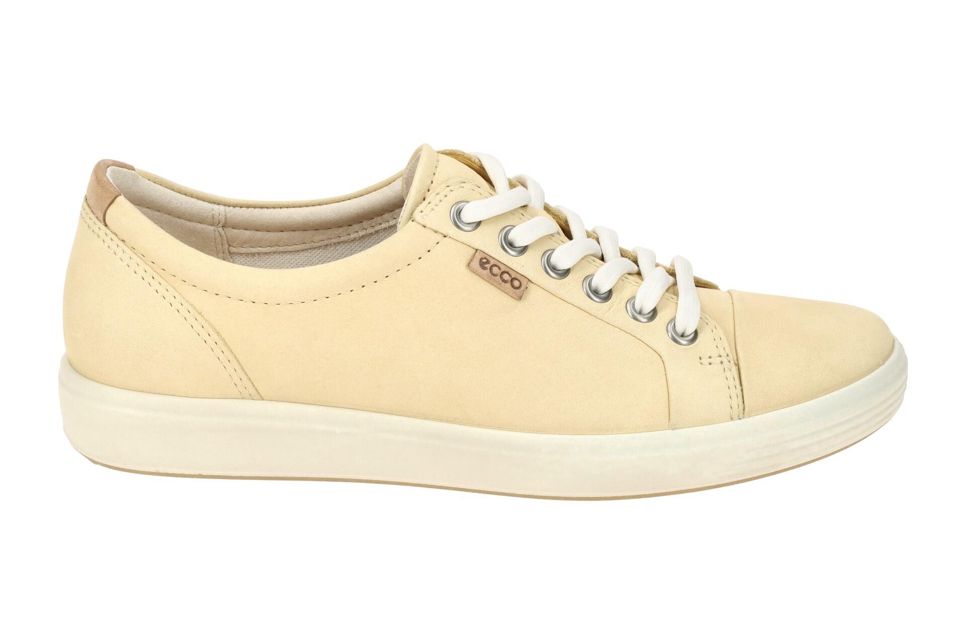 Ecco Soft 7 Schuhe gelb Damen Sneakers 430003 7/7