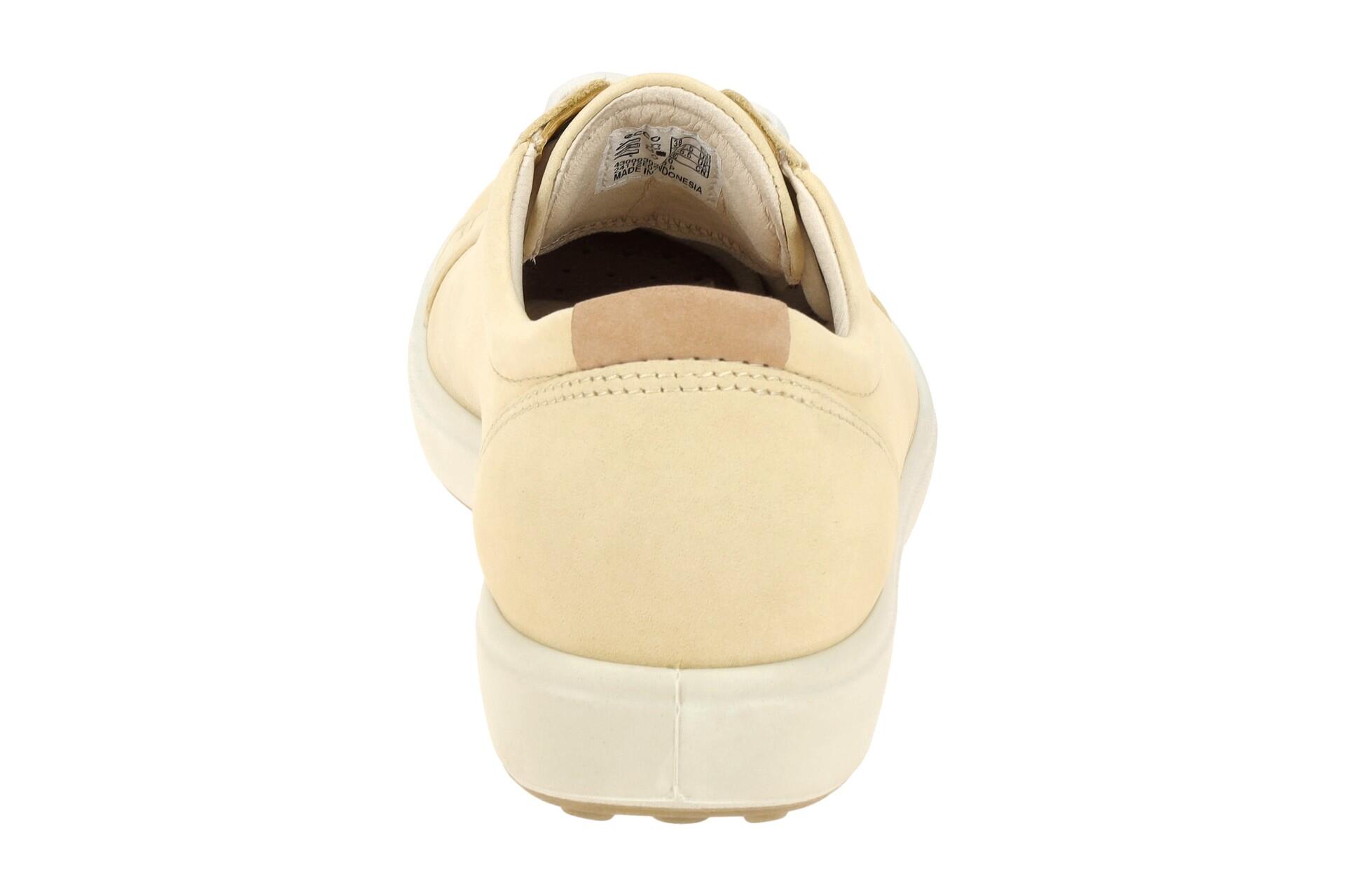 Ecco Soft 7 Schuhe gelb Damen Sneakers 430003 5/7