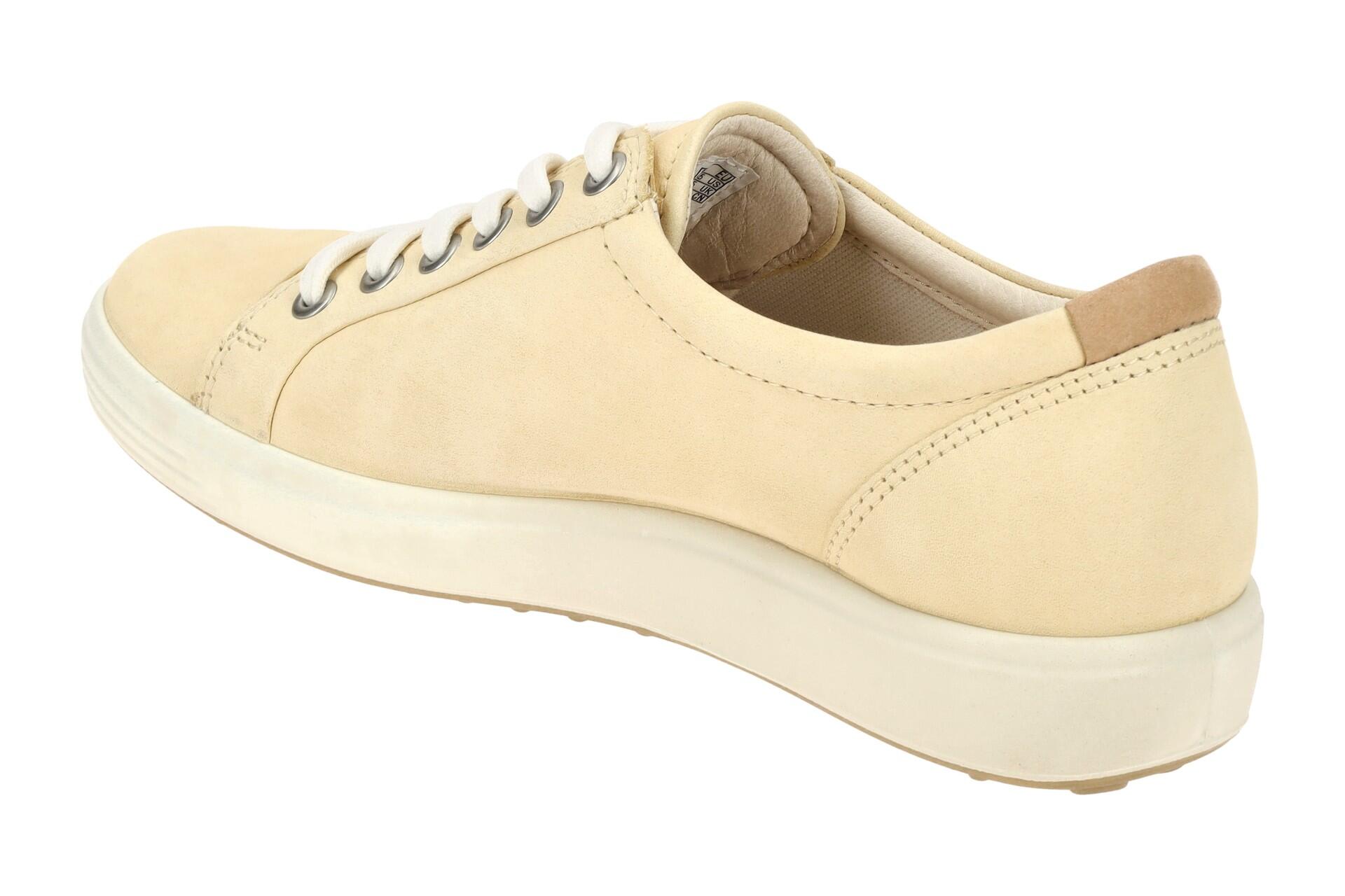 Ecco Soft 7 Schuhe gelb Damen Sneakers 430003 4/7