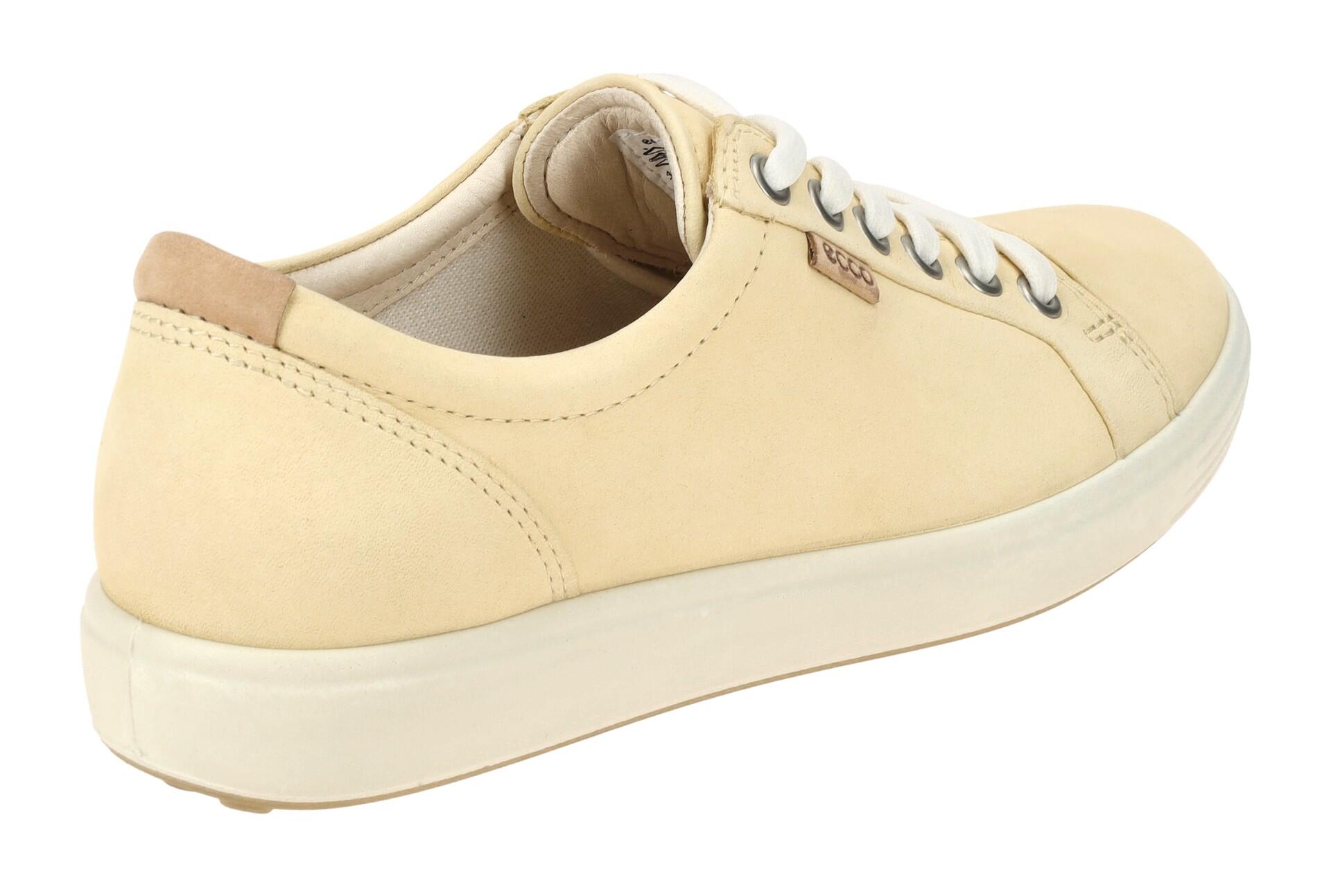 Ecco Soft 7 Schuhe gelb Damen Sneakers 430003 6/7