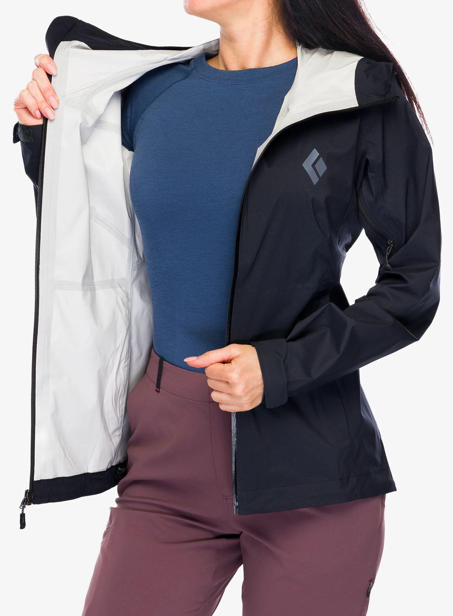 Chaqueta impermeable para hombre Black Diamond Fineline Stretch 6/7