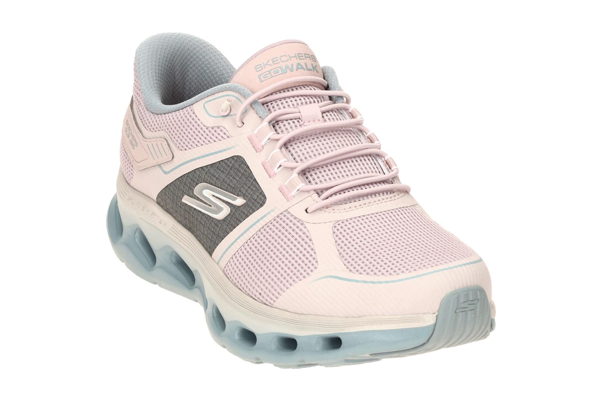 Scarpe Donna Skechers Go Walk Glide Step 2.0 grigio 3/7